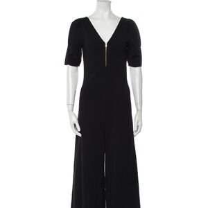 Stella McCartney Black V-Neck Jumpsuit